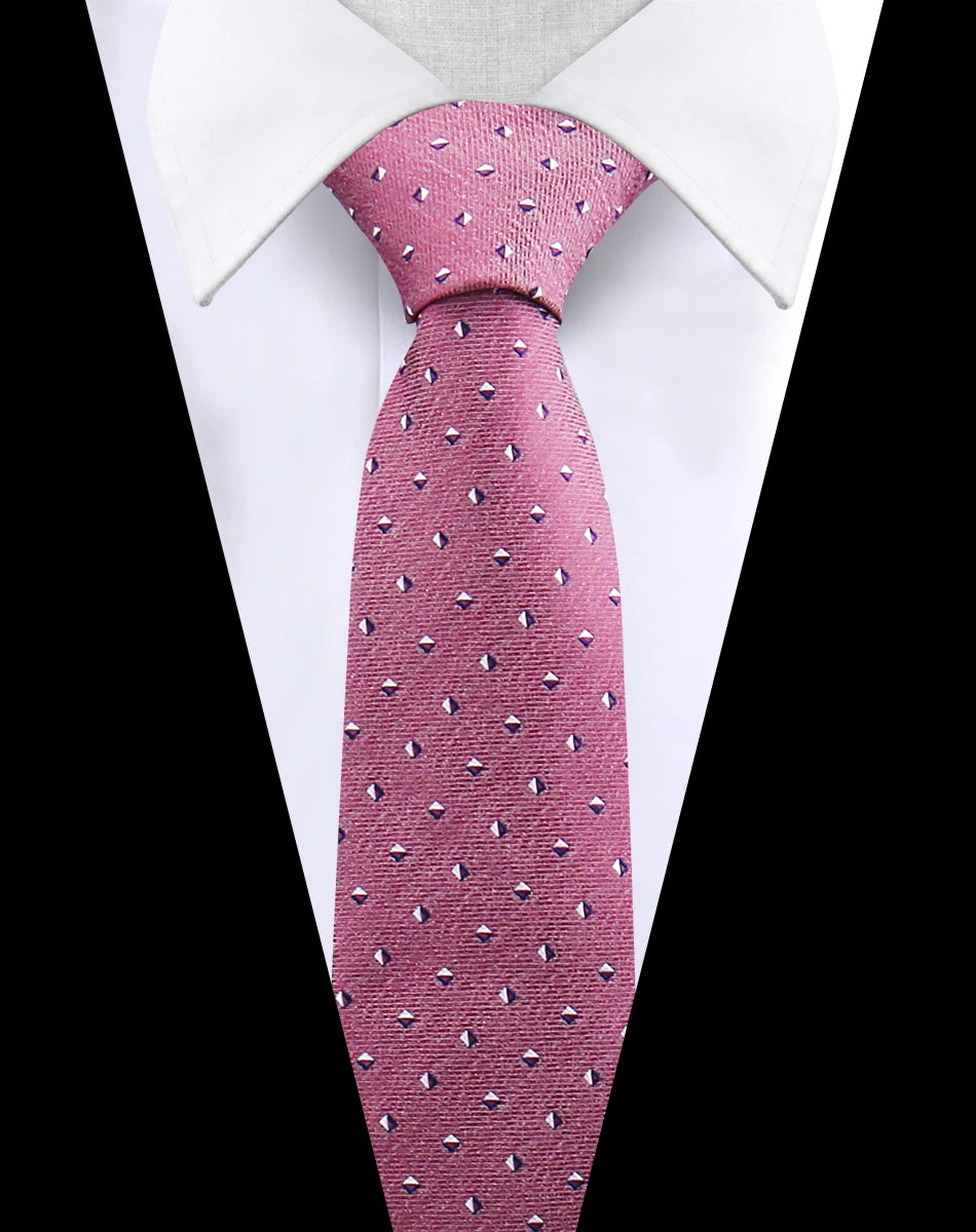 Corbata Jacquard Poliéster De Lujo Para Hombres Estilo Tico