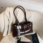 Bolso Hombro Diseño Hebilla Cinturón Lujo | Moda Versátil Tendencia Costa Rica