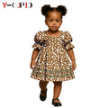 Vestido Ankara Manga Abullonada Cuentas Niña | Fiesta | Tallas XS-XXL | Tico Trendy