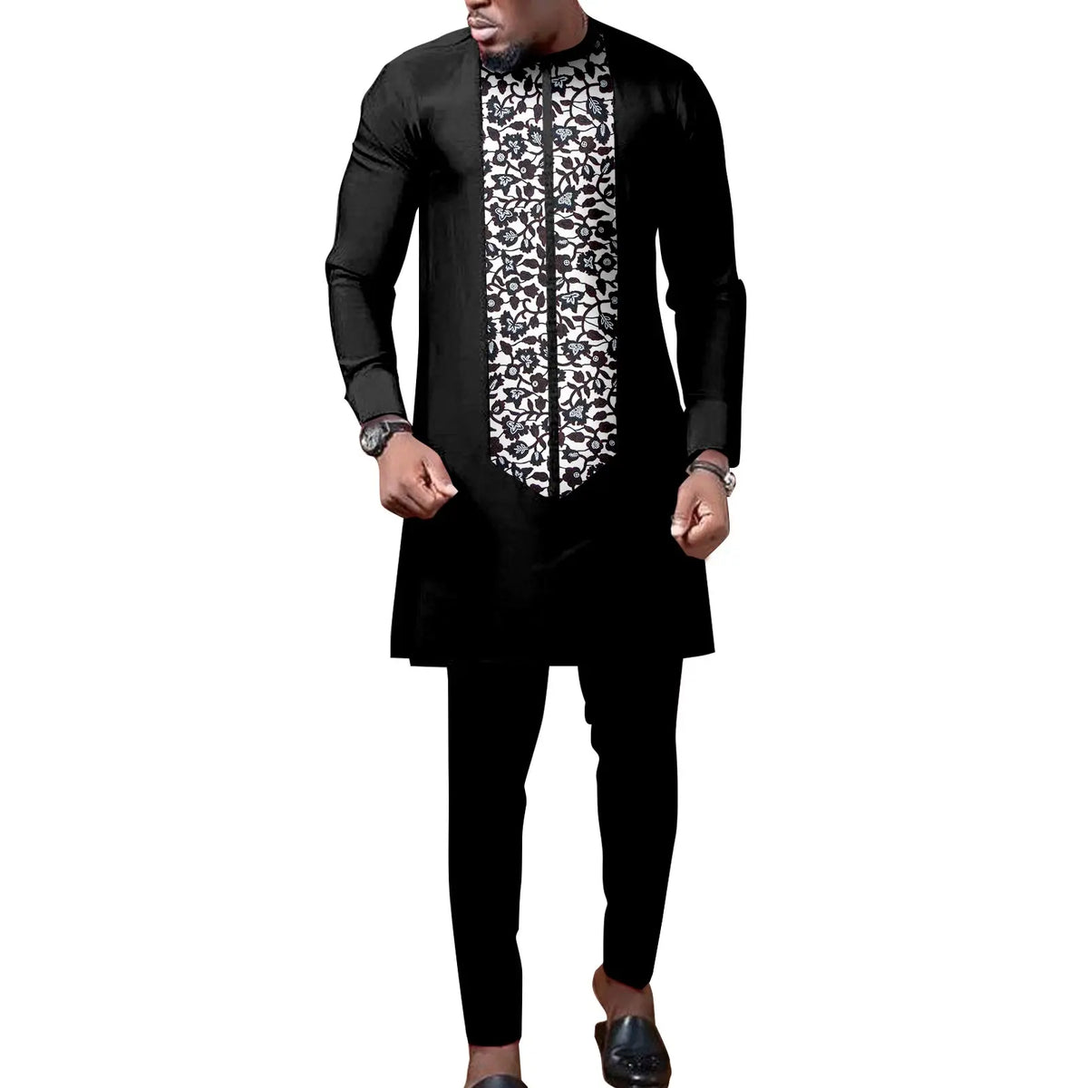 Vestido Dashiki Africano Caftán Boda Pareja | Camisa y Pantalón | Tallas XS-6XL | Tico Trendy
