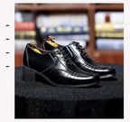 Zapatos Oxford Hombre Charol Elegantes Punta Puntiaguda Fiesta Boda | Alta Calidad