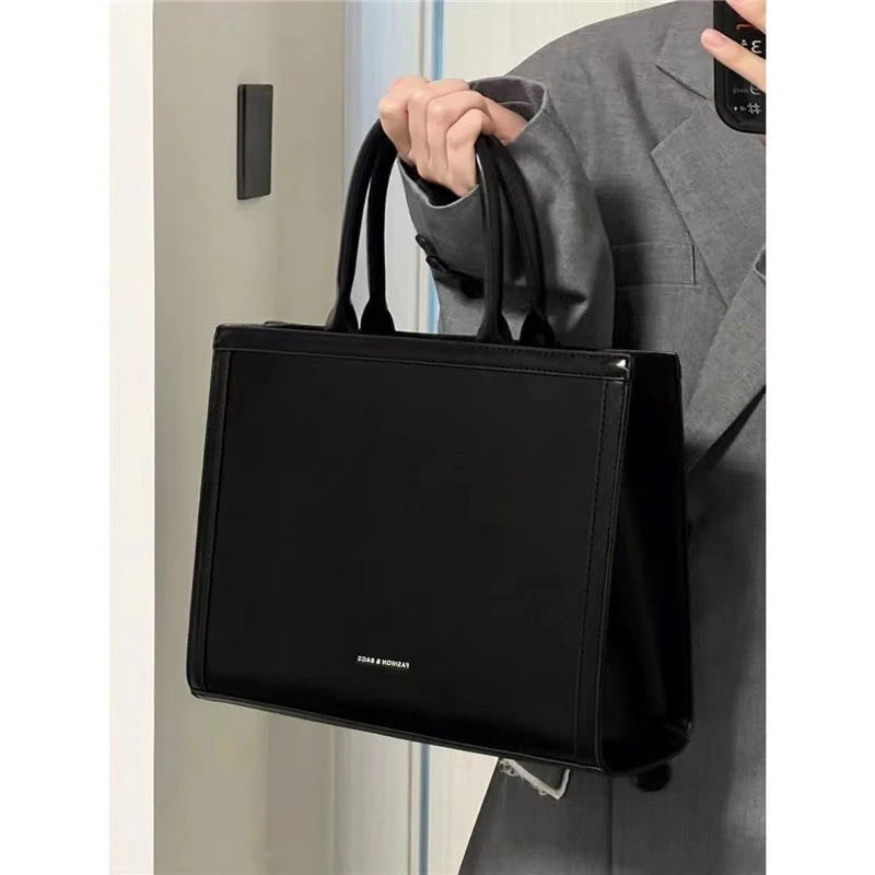 Bolso Mensajero Vintage Mujer Gran Capacidad Cuero PU