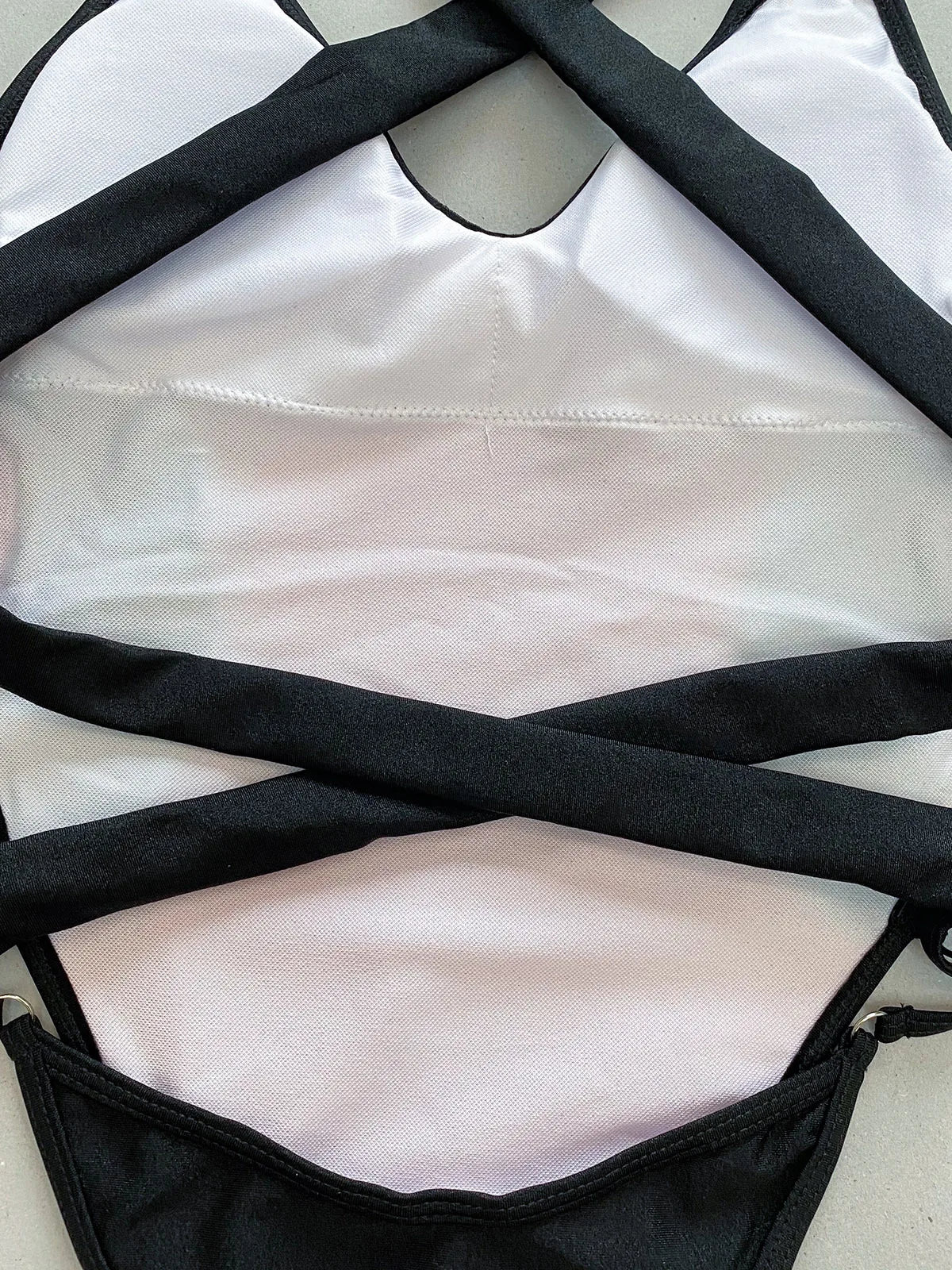 Traje de Baño de Una Pieza Sexy con Retazos para Verano