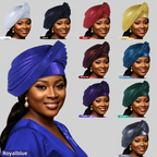 Turbante Africano Multicapa, Gele Nigeriano para Mujer
