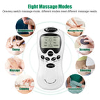 Masajeador Muscular TENS Eléctrico | Terapia Digital Pulso Estimulador | Cuidado Cuerpo Completo