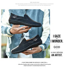 Mocasines Lujo Hombre ∣ Cuero Suave ∣ Zapatos Cómodos para Conducir