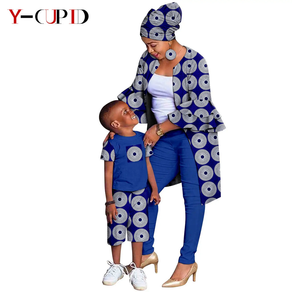Chaqueta Dashiki Mujer y Conjunto Niño | Madre e Hijo | Tico Trendy