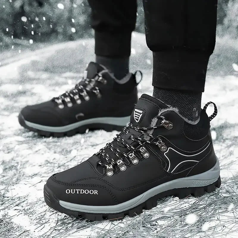 Botas Altas de Invierno para Hombre | Exterior Antideslizante | Interior de Felpa | Ticotrendy