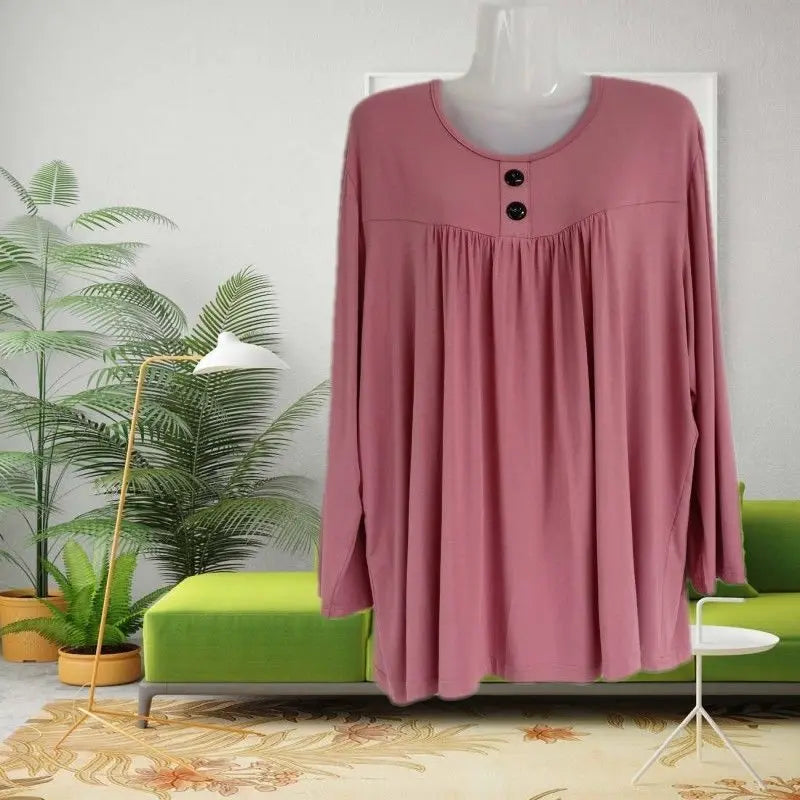 Top Vintage | Talla Grande | Encaje y Manga Larga | Tico Trendy