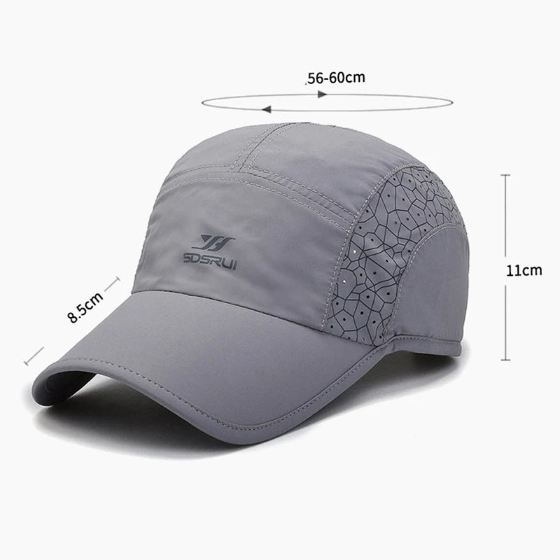 Gorra Béisbol Fina Impermeable Secado Rápido Protección Solar | Deporte Viaje Unisex