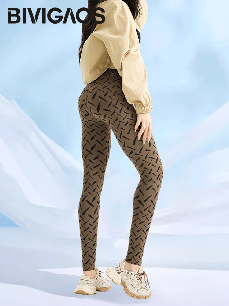 Leggings Piel Tiburón Estrellas | Impresión Cielo Elástico | Cintura Alta Correr Yoga P-O | Ticotrendy