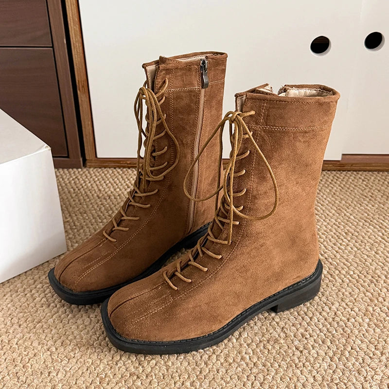 Botines de Suela Gruesa | Estilo Punk | Hebillas Modernas