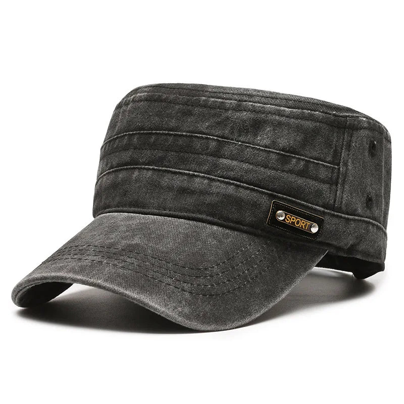 Gorra Béisbol Retro Hueso Plana Secado Rápido | Deporte Caza Pesca Unisex