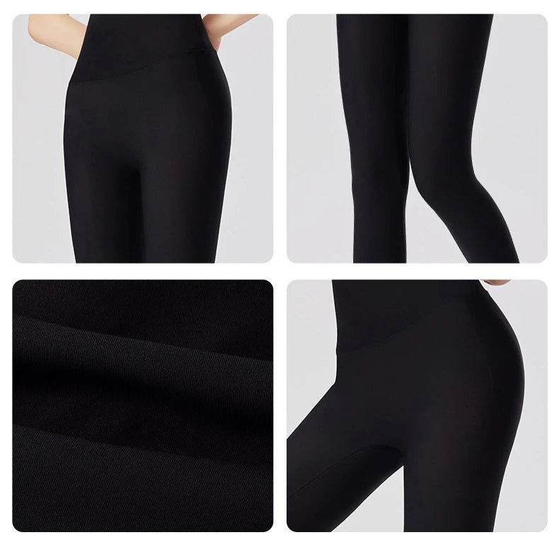Leggings Piel Tiburón Shaping | Realce Glúteos Sin Costuras | Cintura Alta Sexy Fitness PV | Ticotrendy