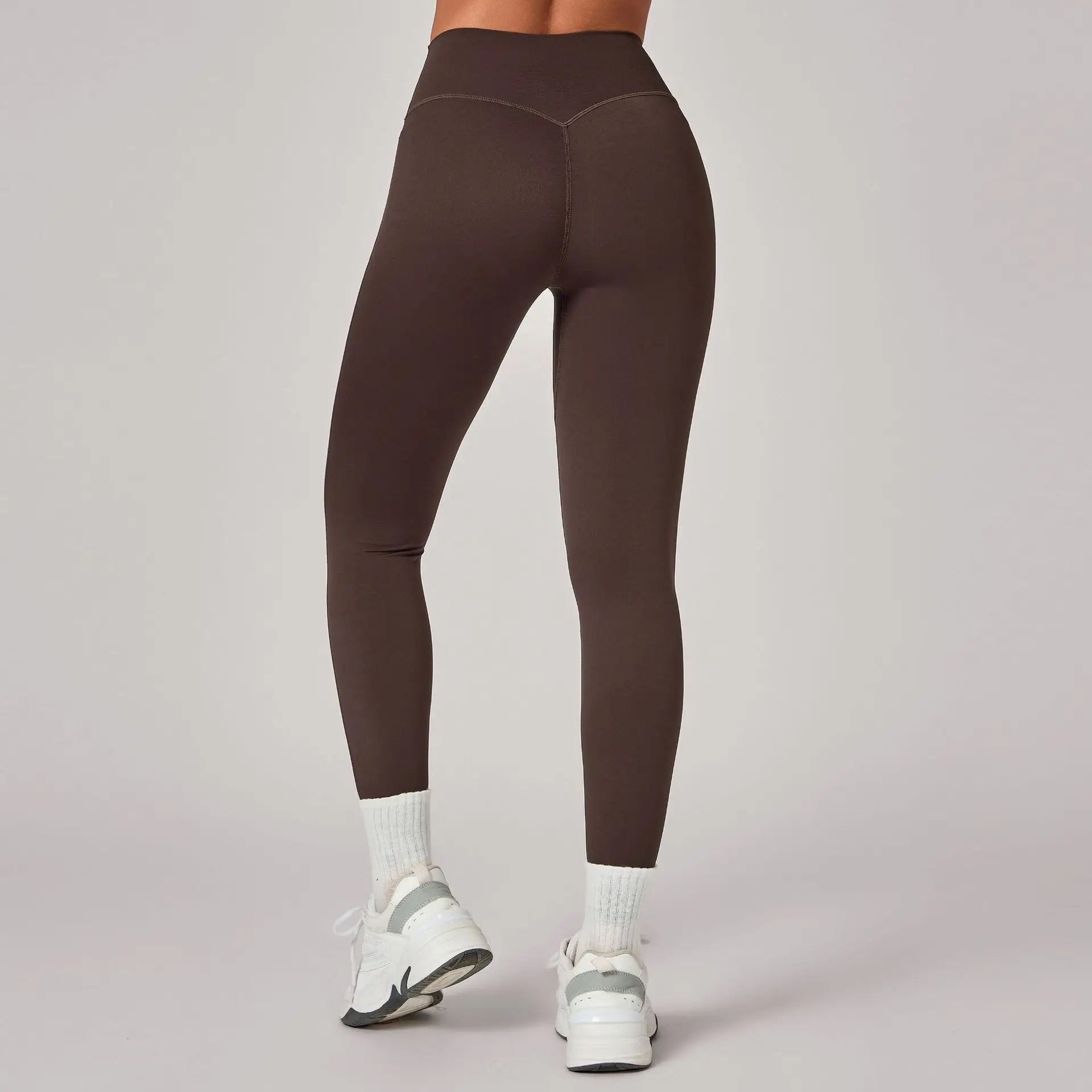 VEQKING Pantalones de Yoga de Cintura Alta para Mujer, Leggings Deportivos con Efecto Scrunch Oculto, de Secado Rápido, Mallas de Gimnasio Suaves para Entrenamiento y Running