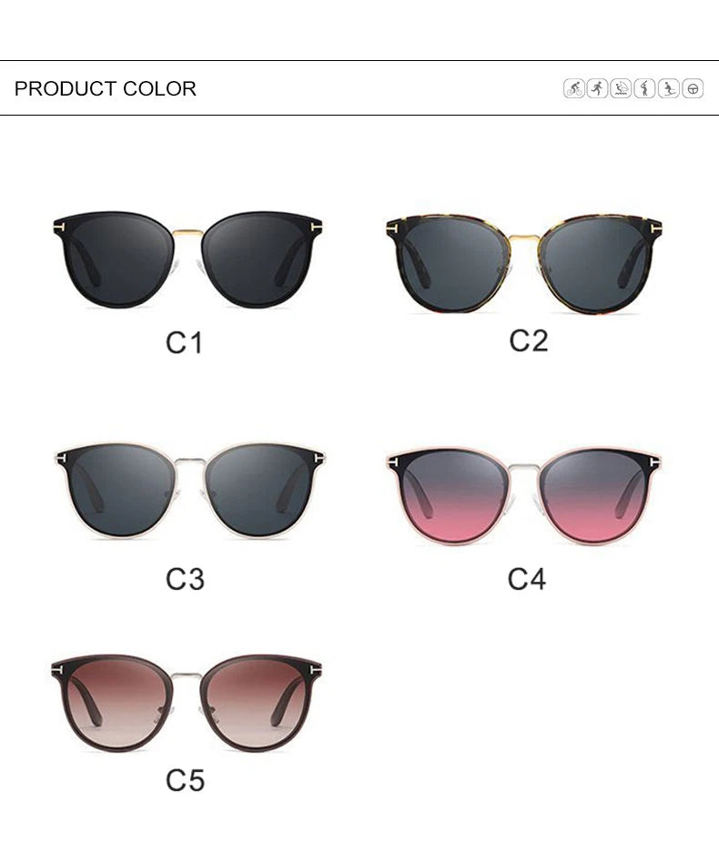 Gafas de Sol Caterside Polarizadas | Diseño Ojo de Gato de Lujo | Unisex