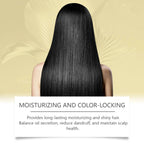 Champú para teñir el cabello con burbujas de plantas, tinte Natural para el cabello sin irritación, color gris, blanco a negro, coloración duradera, cuidado del cabello de estilo moderno