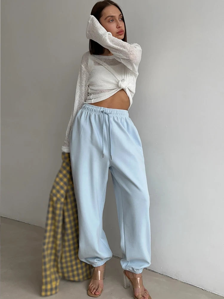 Pantalón Chándal Algodón 80% | Jogger Vintage | Gris y Marrón | Elástico Mujer | Ticotrendy