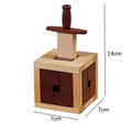 Caja Espada Magica Rompecabezas Madera | Acertijo Desmontaje | Desafio Inteligencia Extremo