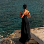 Vestido Largo Sin Mangas Elegante Playa Verano Mujer 2025