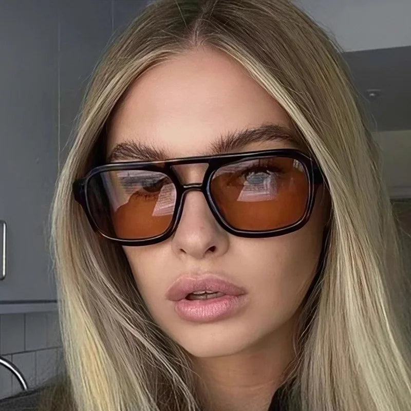 Gafas de Sol Piloto UV400 Mujer Doble Puente Moda Costa Rica