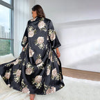 Pijama Holgado Estampado | Imitación Seda Talla Grande | Tico Trendy