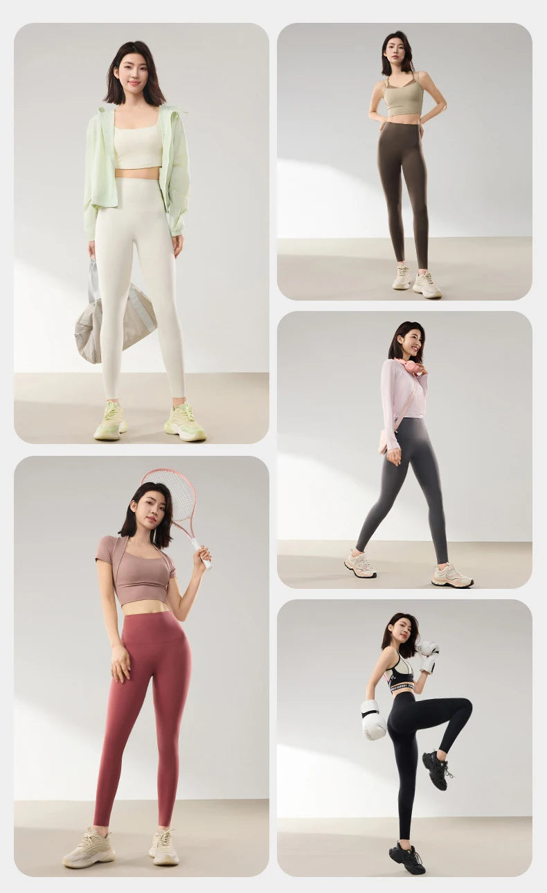 Leggings Piel Tiburón PV | Cintura Alta Bolsillo Espalda | Ajustado Sexy Fitness Yoga | Ticotrendy