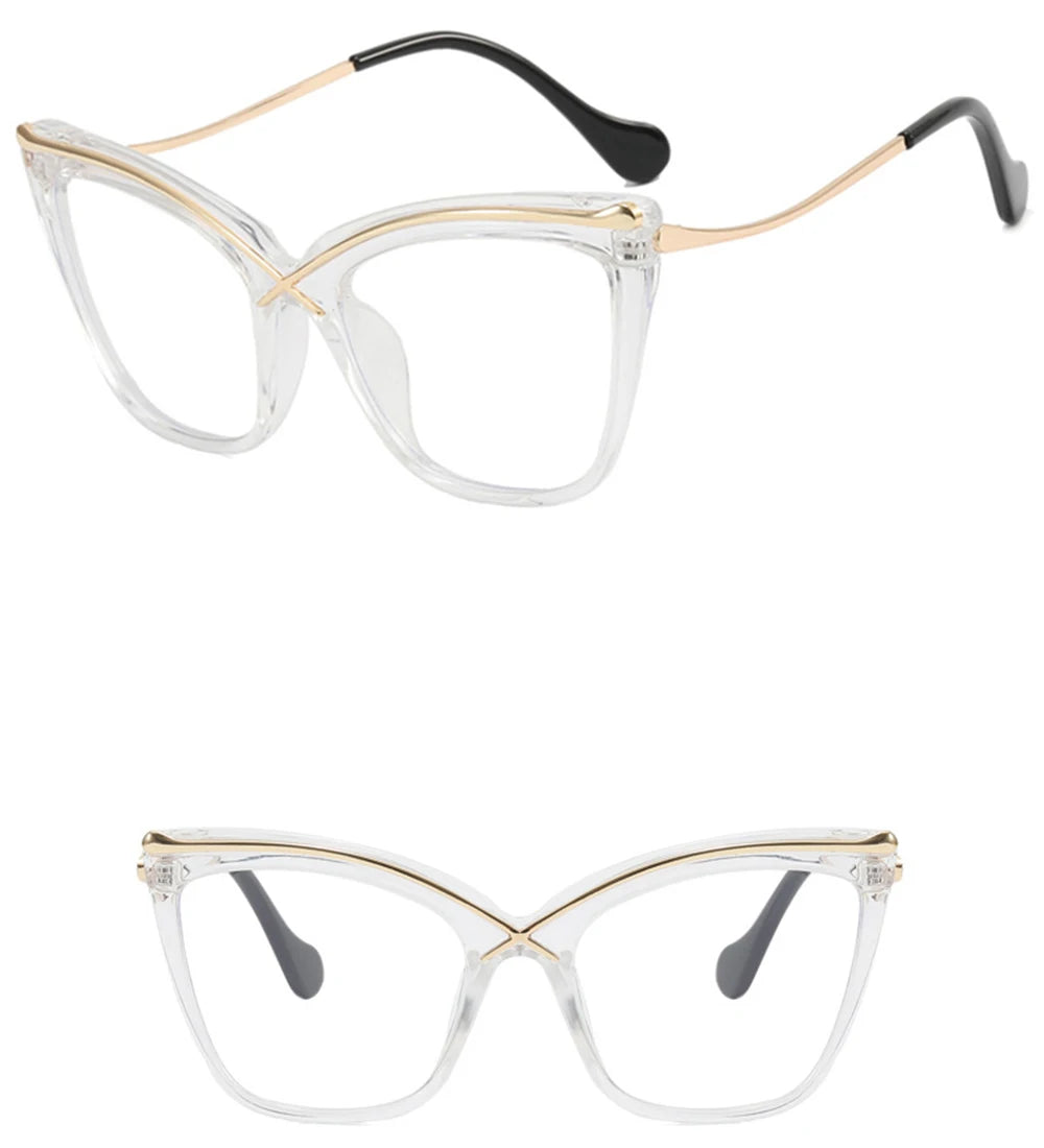 Gafas de Ojo de Gato Contra Luz Azul Elegancia de Tendencia Tico