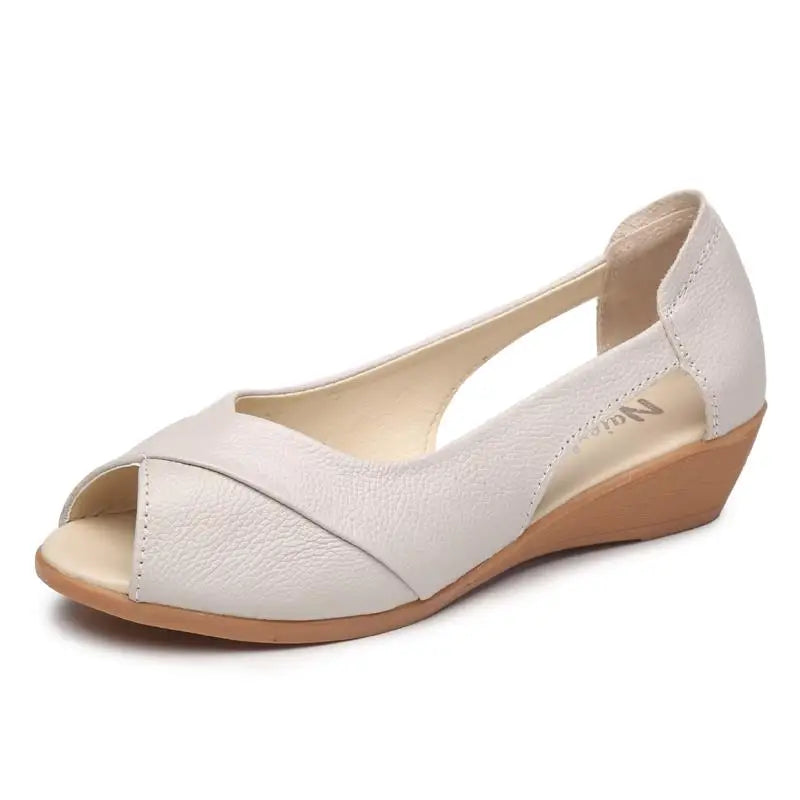 Sandalias de Cuña Planas | Punta Abierta | Tallas 41-42 | Genuinas