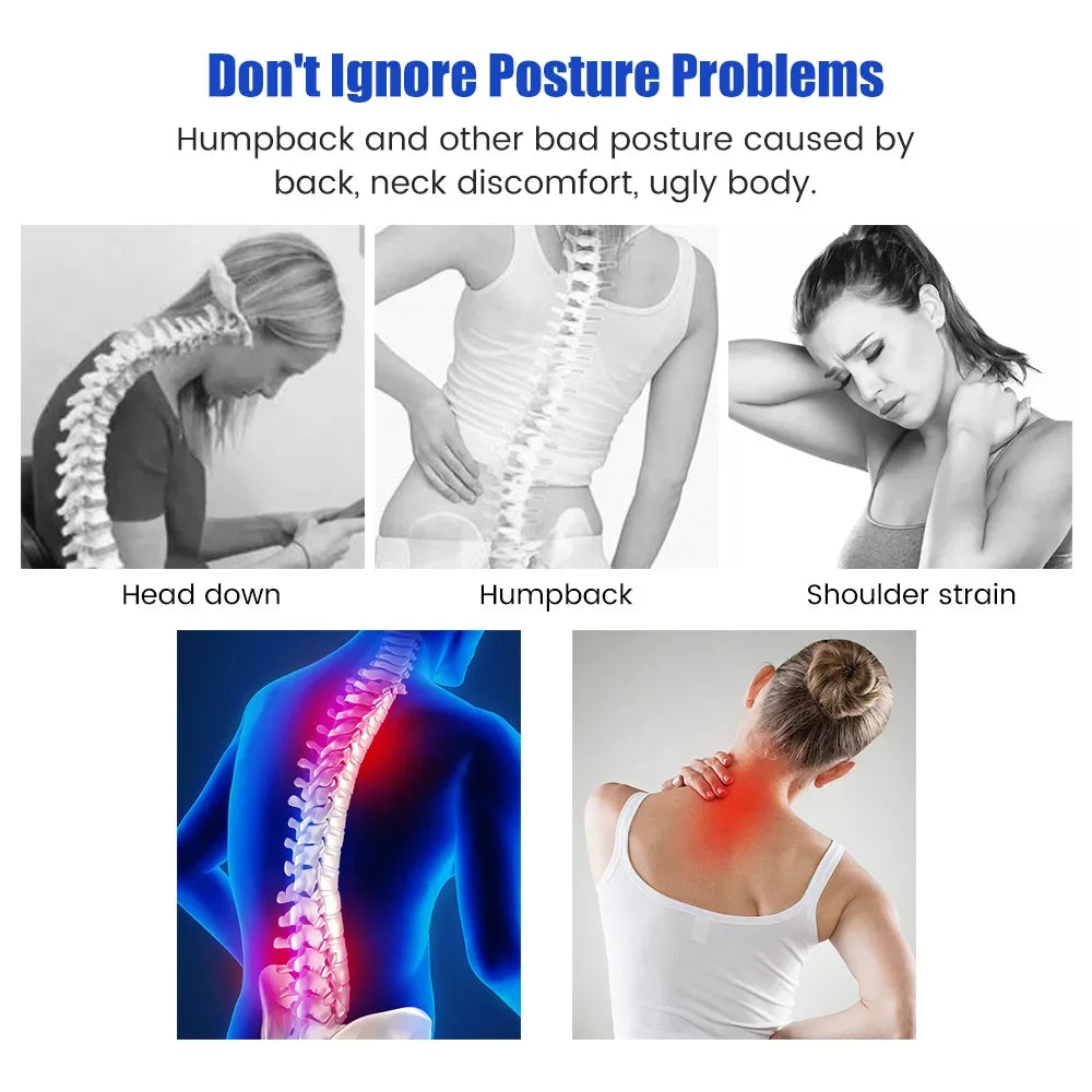 Corrector De Postura Soporte De Espalda | Joroba Cifosis Fractura Vertebral | Alisador Unisex