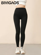 Mallas Piel Tiburón Estampado | Lana Cálida Levantador Glúteos | Sin Costuras Cintura Alta OI | Ticotrendy