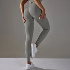 Leggings Sin Costuras Mujer | Yoga Gimnasio | Cintura Alta Ajuste Push Up