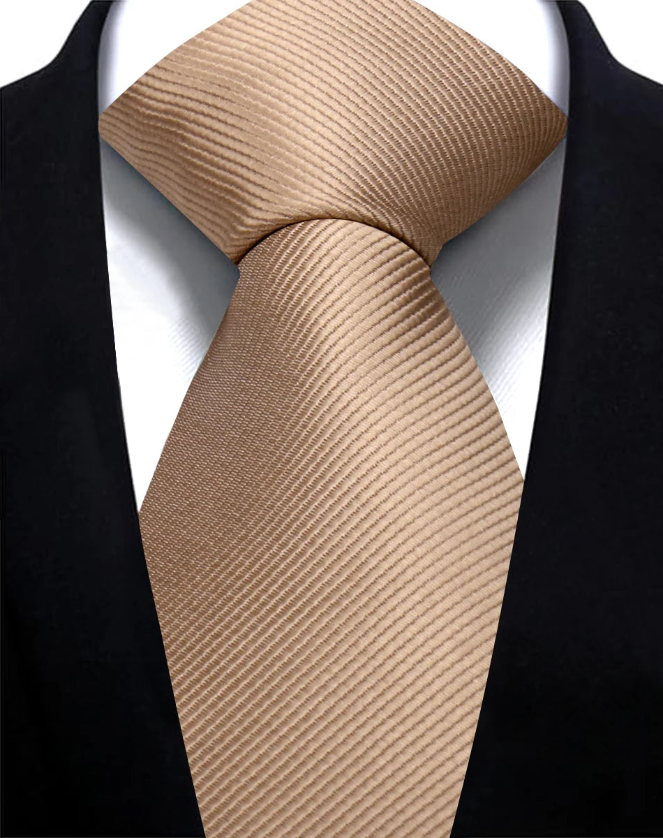 Corbata Lisa De Poliéster Negocios Boda Accesorio De Moda