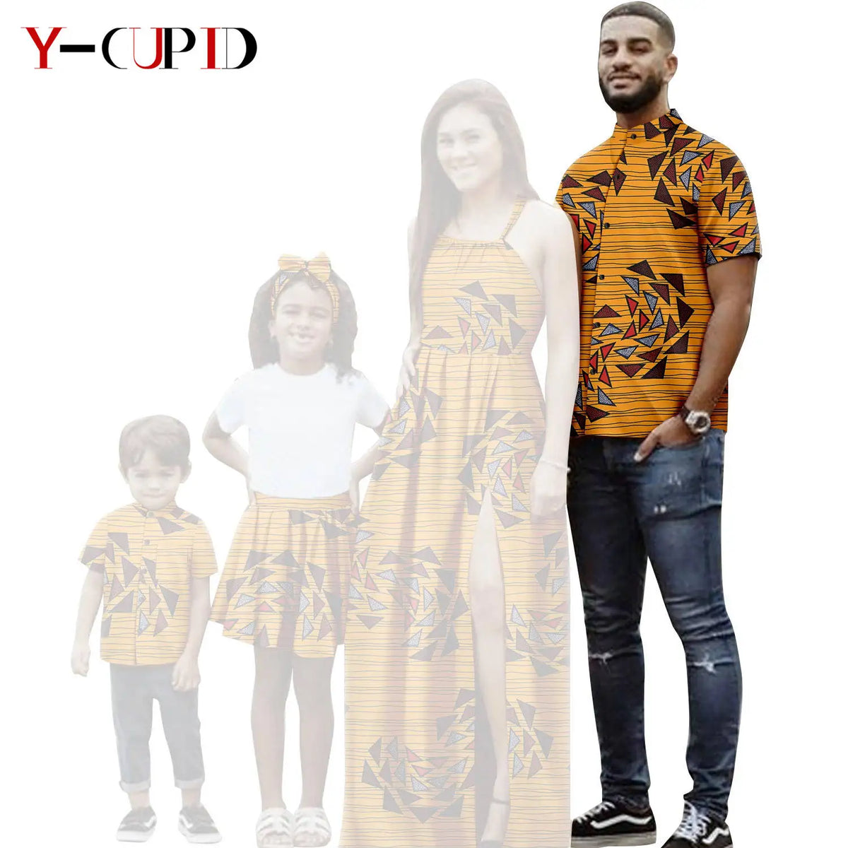 Vestido Sexy y Camisa Dashiki Familiar | Tico Trendy