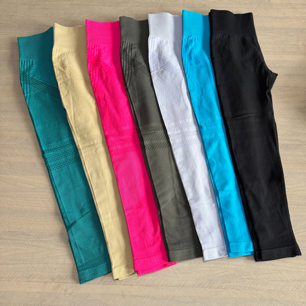 Pantalones de Yoga sin Costuras VEQKING para Mujer, Leggings Deportivos con Líneas Sexys, Cintura Alta, Mallas de Gimnasio, Talla Grande, Secado Rápido, Pantalones de Entrenamiento