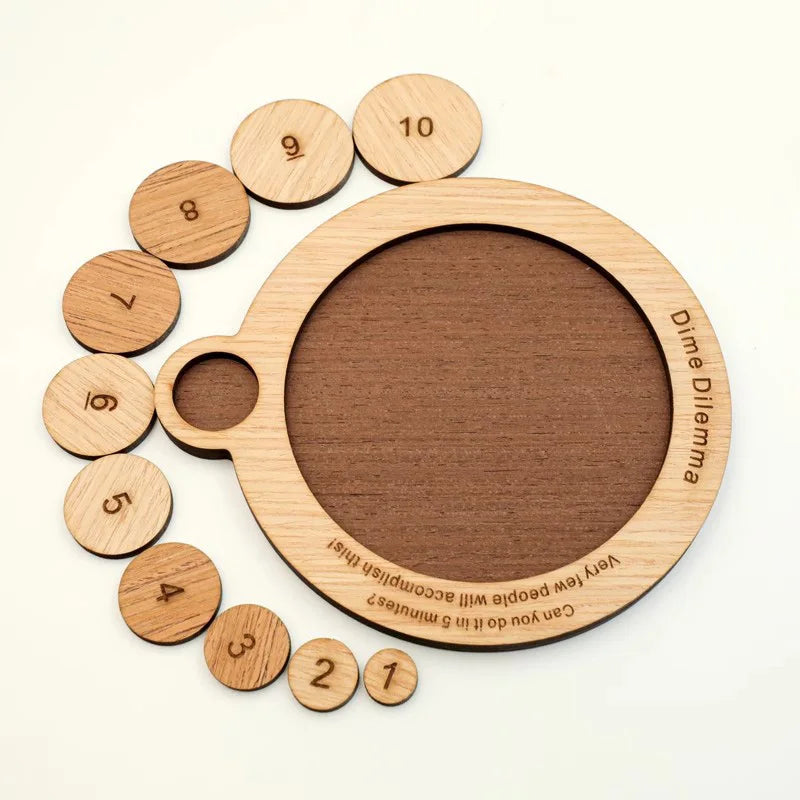 Penny Baffling Puzzle difíciles acertijos para adultos y niños juguetes educativos IQ Challenge juegos lógicos Rompecabezas regalos
