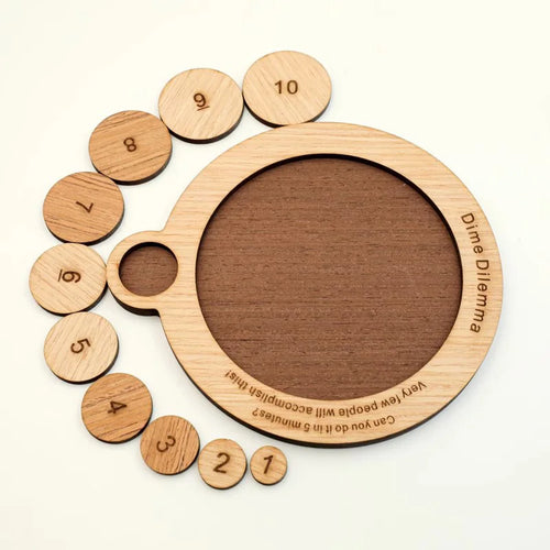 Acertijo Penny Mecanico Madera | Rompecabezas Logico 3D | Juego Ingenio Inteligencia