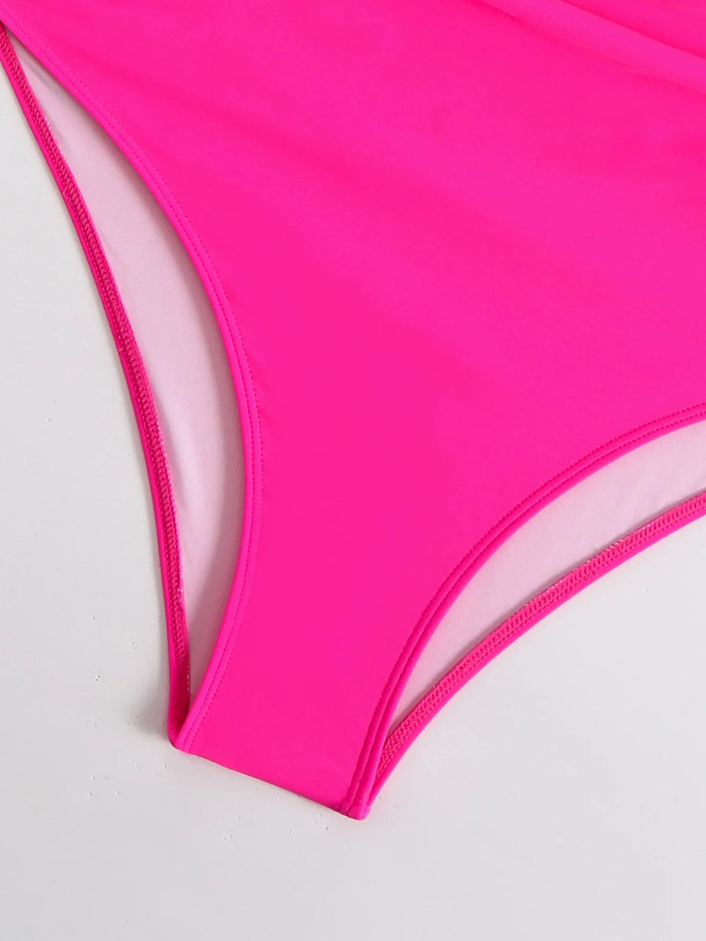 Traje de Baño Sexy de Cuello V y Cintura Alta | Playa