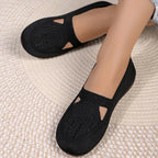 Zapatos Planos De Malla Transpirable Para Mujer | Tela Hueca Fondo Suave
