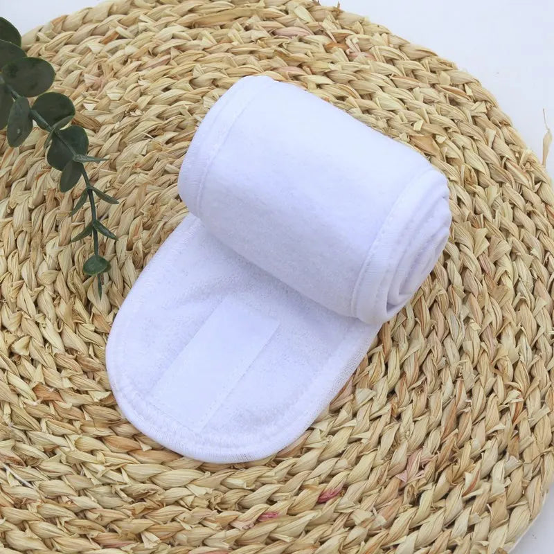Banda para la cabeza para mujer, diadema ajustable para SPA, Yoga Facial, maquillaje para baño, banda para el cabello para lavado de cara, toalla suave, accesorios de maquillaje para el cabello