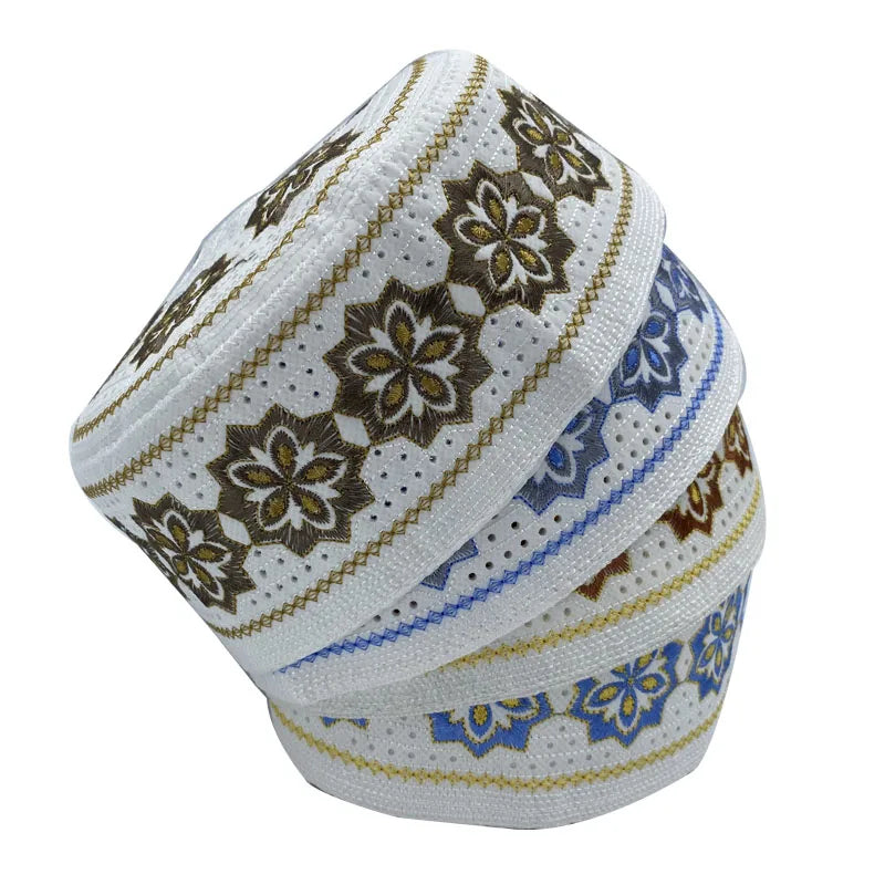 Gorro Kufi Bordado de Oración para Hombre
