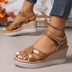 Sandalias de Plataforma con Cuña | Mujer | Verano 2025