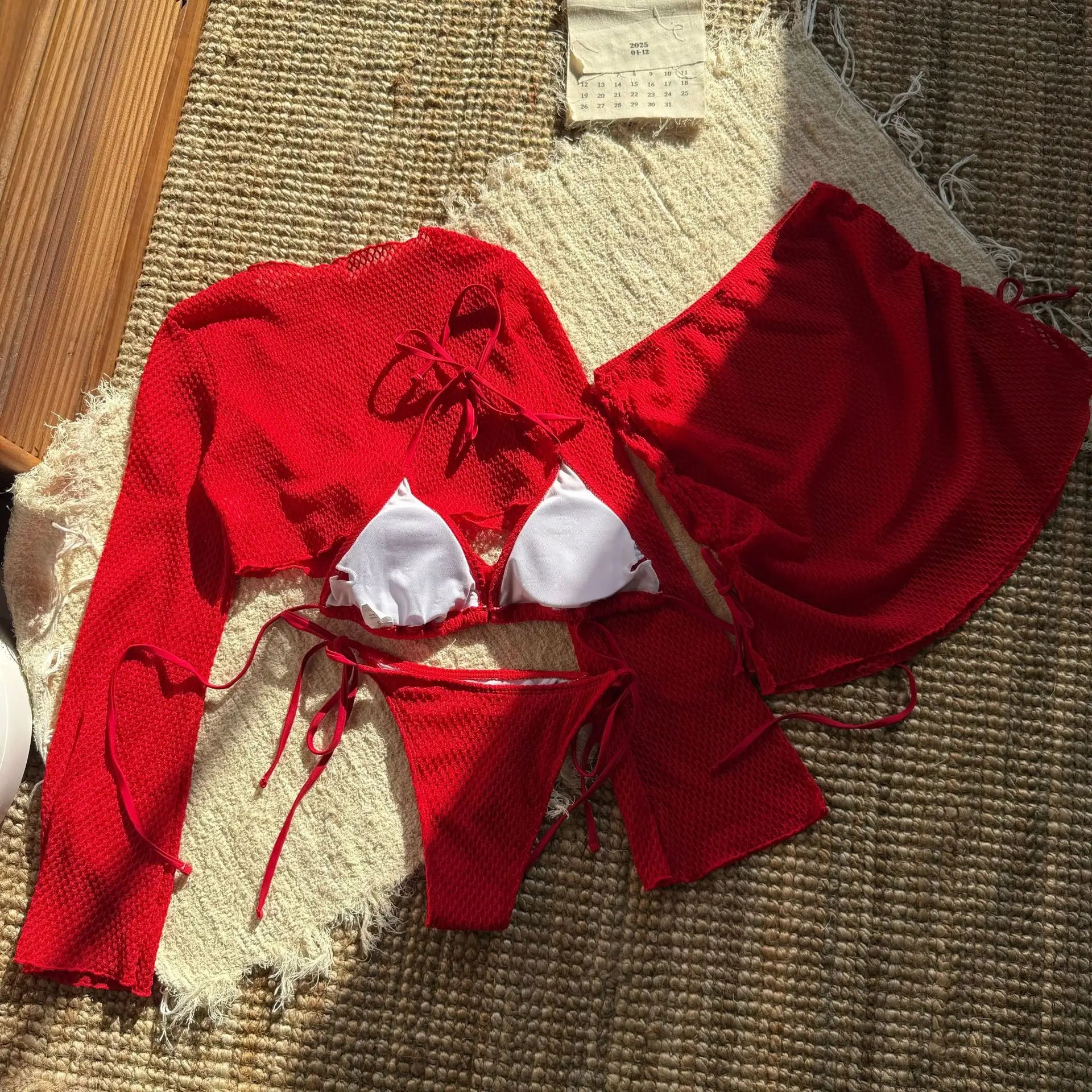 Conjunto de 4 Piezas para Playa - Outfit Completo Pura Vida