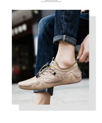 Mocasines Lujo Hombre ∣ Cuero Hechos a Mano ∣ Zapatillas Casual 2023