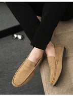 Mocasines Lona Hombre ∣ Transpirables Ligeros ∣ Conducción Zapatos Planos