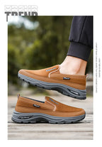 Mocasines Lona Hombre 2025 ∣ Sin Cordones ∣ Suela Gruesa Ligera