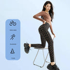 Leggings Piel Tiburón Estrellas | Impresión Cielo Elástico | Cintura Alta Correr Yoga P-O | Ticotrendy