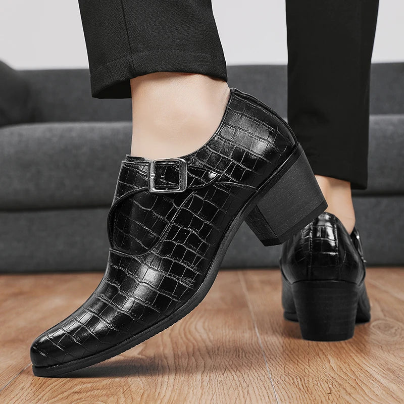 Zapatos Oxford Charol Marrones Hombre | Clásicos Punta Puntiaguda Con Cordones Boda