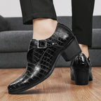 Zapatos Oxford Charol Marrones Hombre | Clásicos Punta Puntiaguda Con Cordones Boda