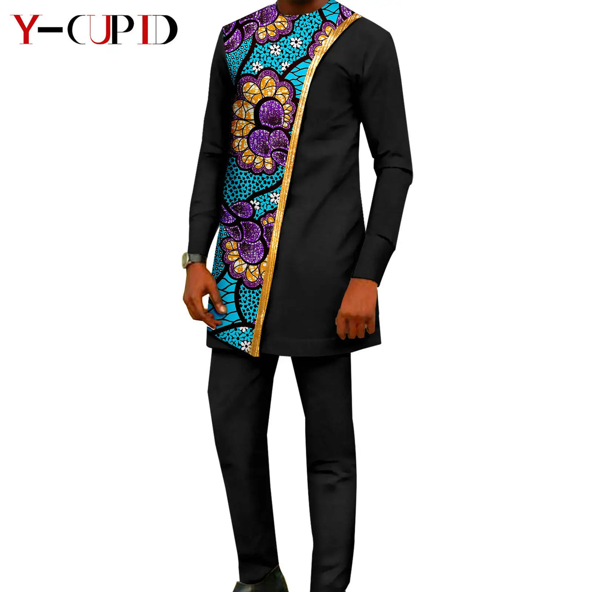 Vestido Dashiki Bazin Riche Africano Pareja | 2 Piezas | Tallas XS-6XL | Tico Trendy